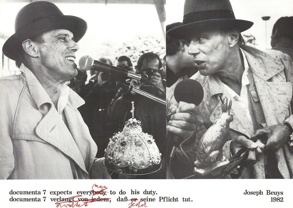Joseph Beuys a Documenta 7, 1982
 Joseph Beuys a Documenta 7, 1982