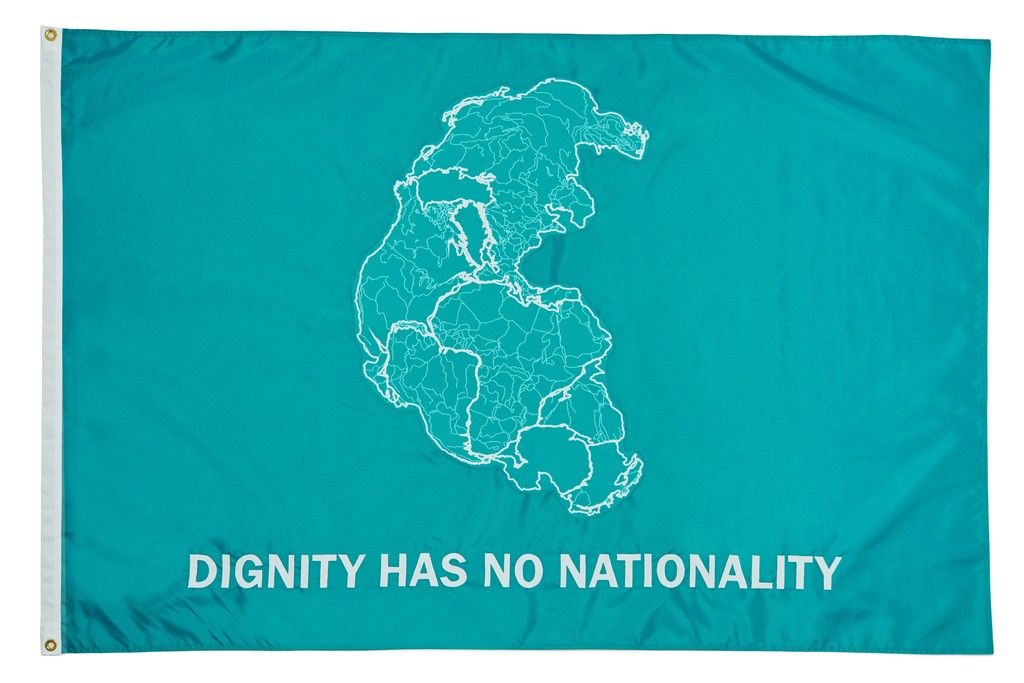 Tania Bruguera, Dignity has no nationality (2017). Creative time: Pledges of Allegiance
 Tania Bruguera, Dignity has no nationality (2017). Creative time: Pledges of Allegiance