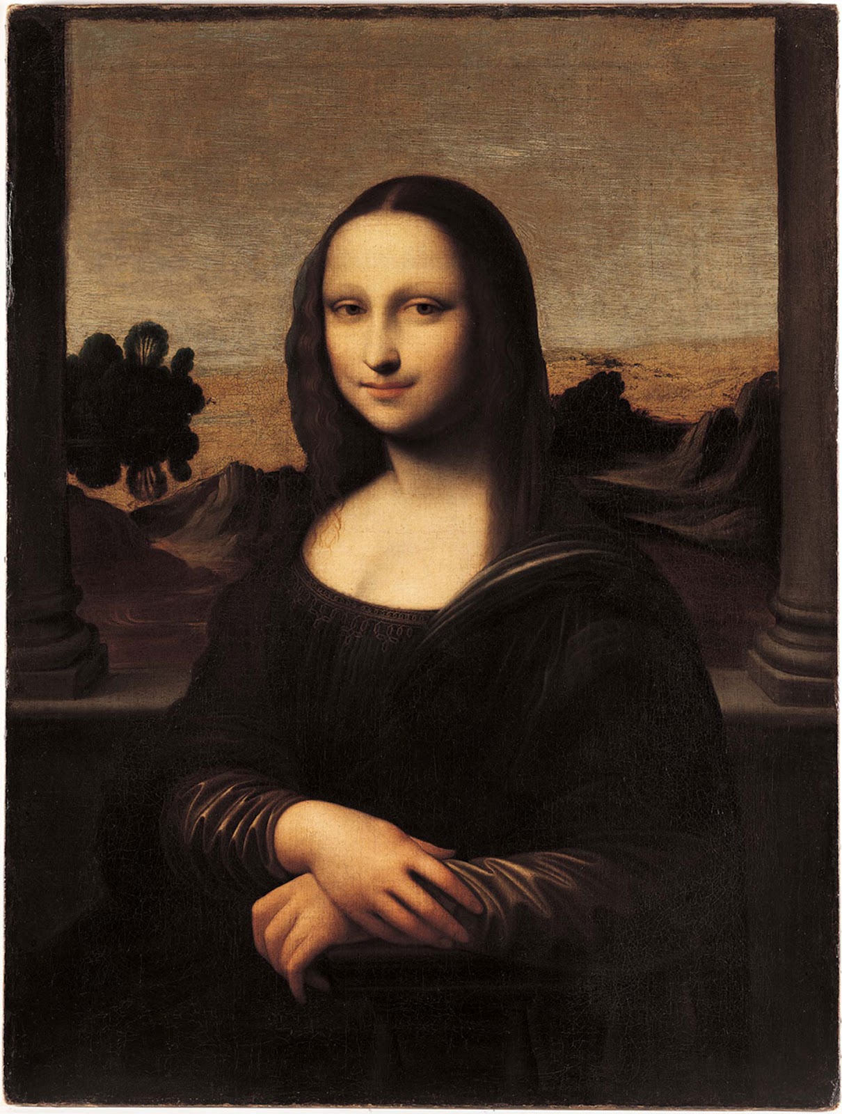 Cerchia di Leonardo da Vinci (?), Gioconda di Isleworth (XVI secolo; olio su tela, 86 x 64,5 cm; Collezione privata)
