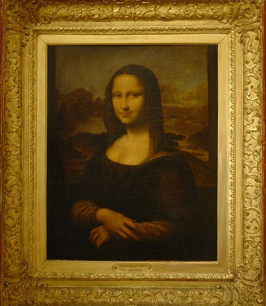 Anonimo seicentesco, Gioconda (XVI secolo; olio su tela, 73 x 58 cm; Quimper, Musée des Beaux-Arts)