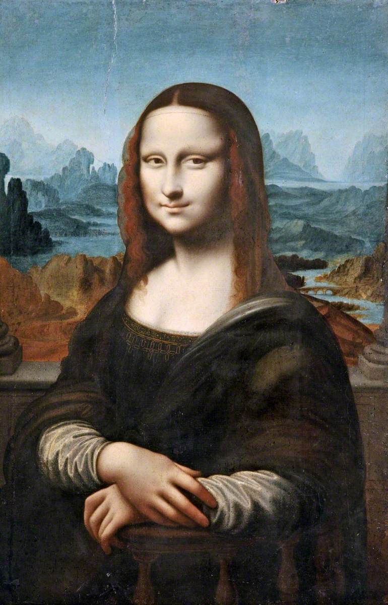 Anonimo seicentesco, Gioconda (XVII secolo; olio su tavola, 82 x 56,5 cm; Liverpool, Walker Art Gallery)