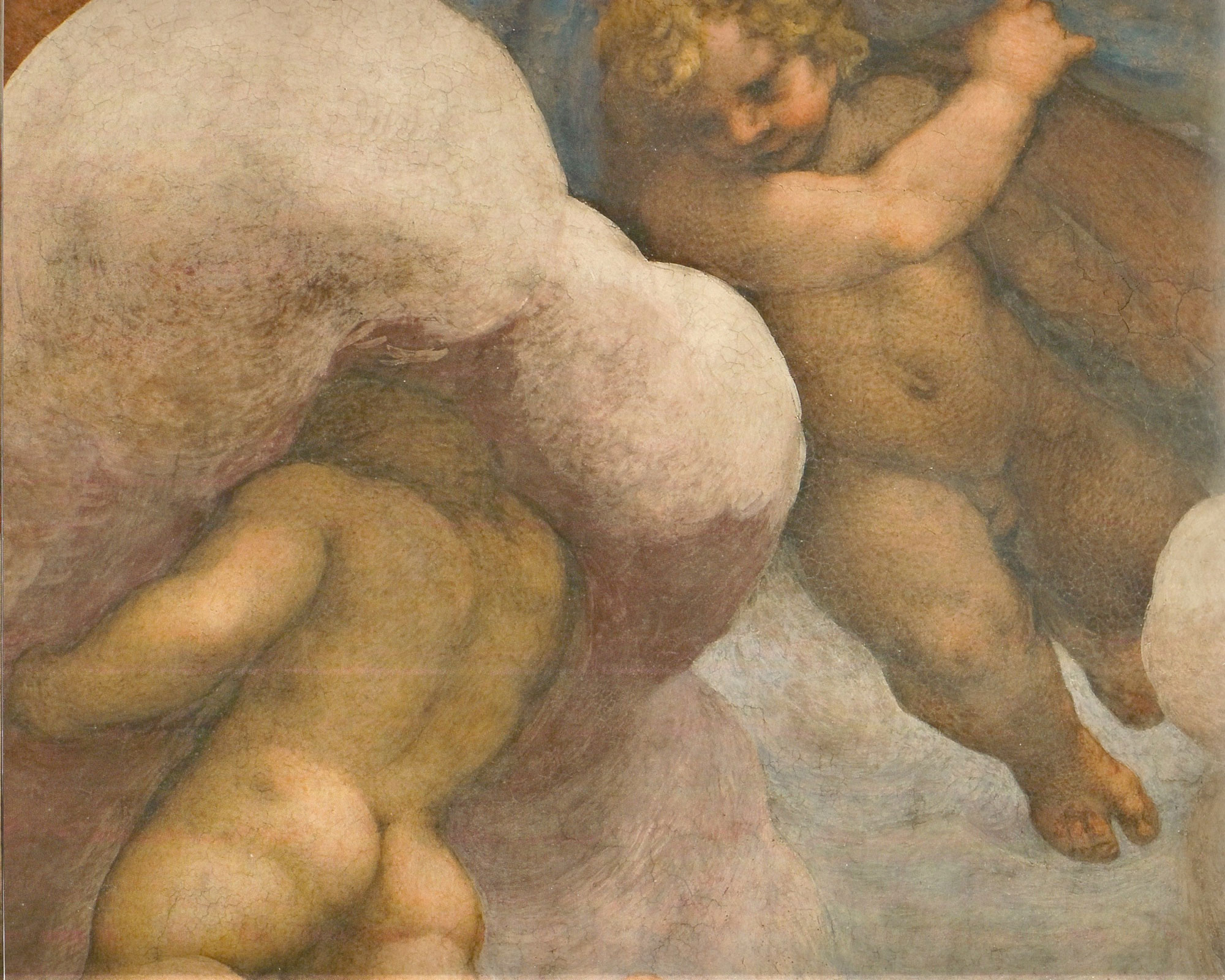Il gioco dei putti angelici nella Cupola di San Giovanni 
