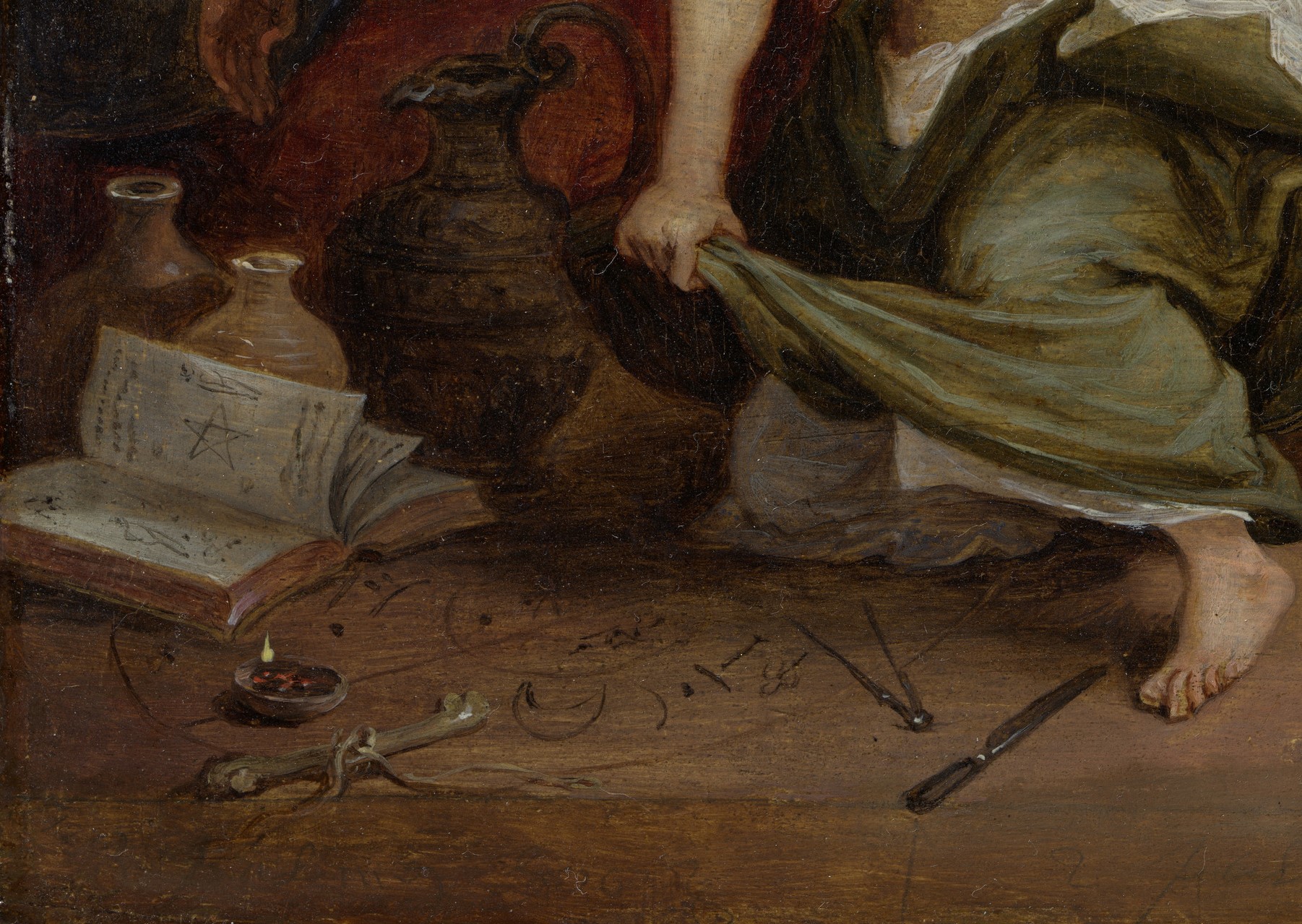 8. David Teniers il giovane, da Lorenzo Lotto, Allegoria della frode, New York, Metropolitan Museum of Art, Lehman Collection, particolare
