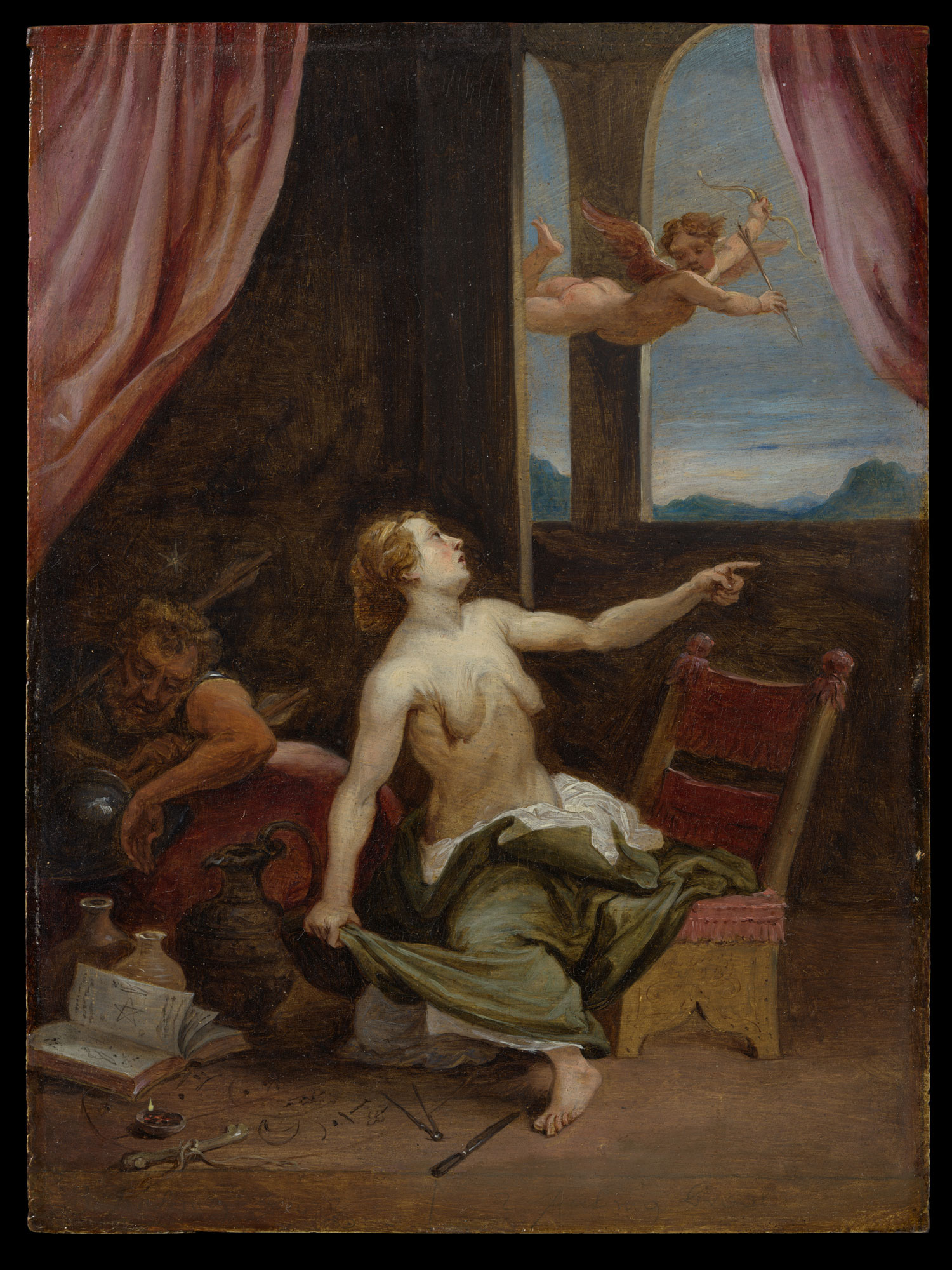 5. David Teniers il giovane, da Lorenzo Lotto, Allegoria della frode, New York, Metropolitan Museum of Art, Lehman Collection
