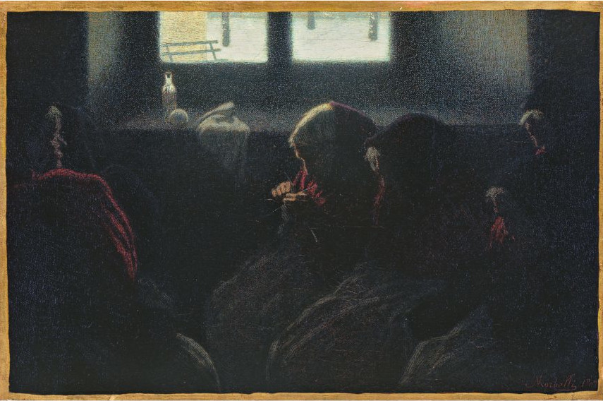 Angelo Morbelli, I due inverni (1903; olio su tela, 47 x 71 cm; Milano, Collezione privata)
 Angelo Morbelli, I due inverni (1903; olio su tela, 47 x 71 cm; Milano, Collezione privata)