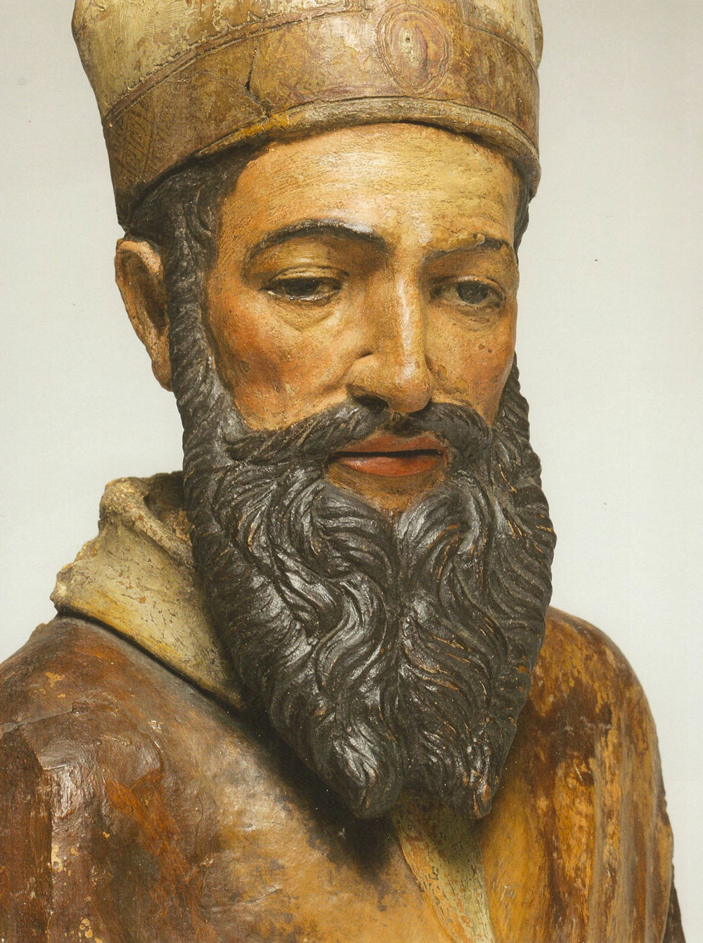 Antonio Antico, San Bellino (post 1491; terracotta policroma, 57 x 33 x 21 cm; Padova, Chiesa di San Pietro)
