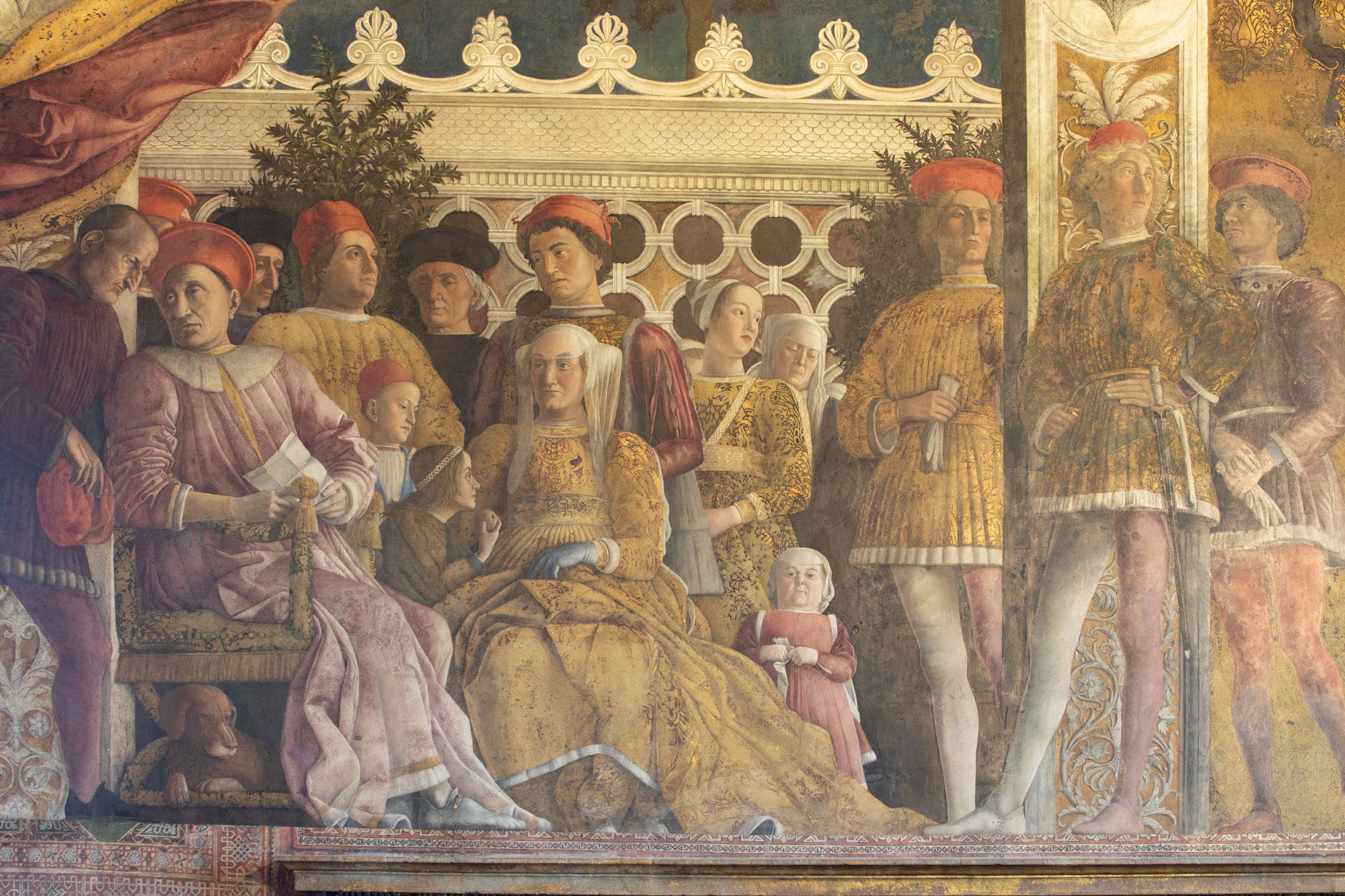 Scena della Corte, ritratto collettivo della corte gonzaghesca. Ph. Credit Alessandro Pasquali - Danae Project
