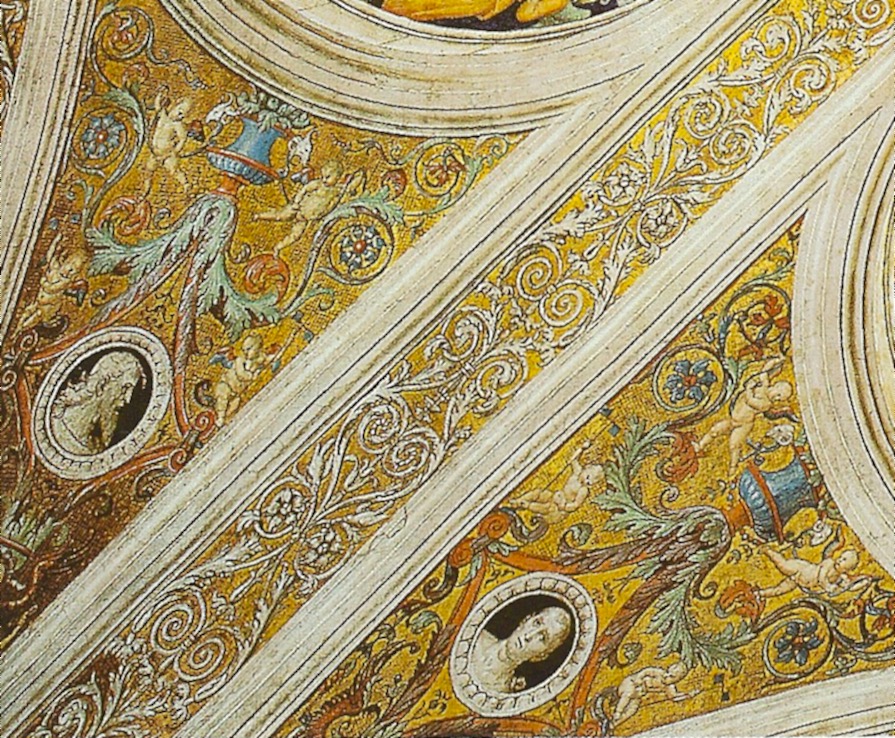 La splendente e attentissima decorazione.
	 La splendente e attentissima decorazione.