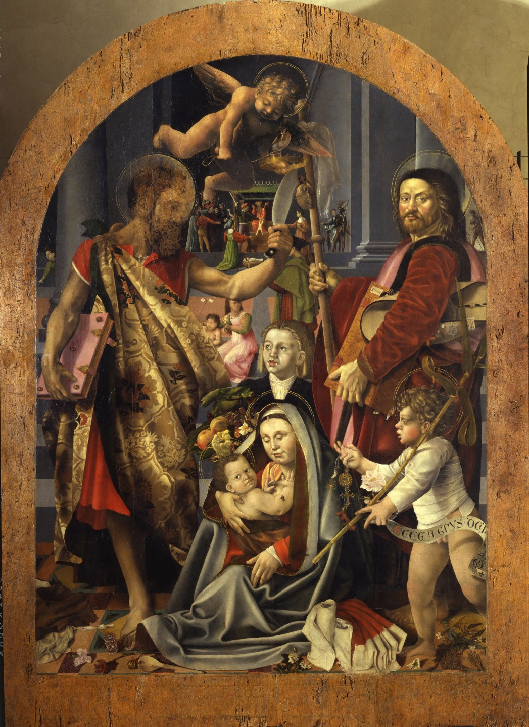 
1. Bernardino Detti, Madonna dell'umiltà e Santi (Pala della Pergola) (Pistoia, Museo Civico. Su concessione del Comune di Pistoia)