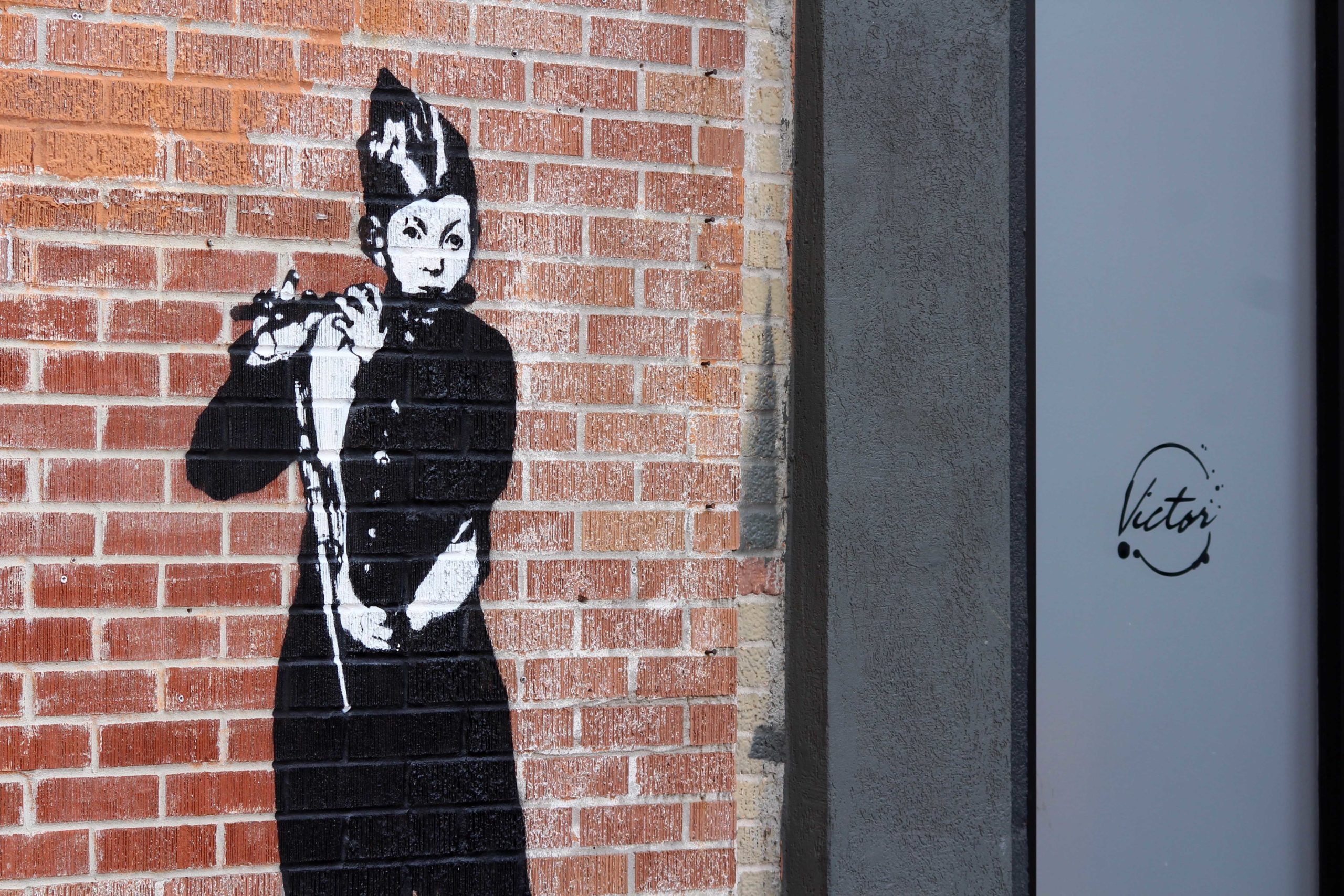 Blek Le Rat, Il pifferaio di Manet (anni Duemiladieci; Houston)
