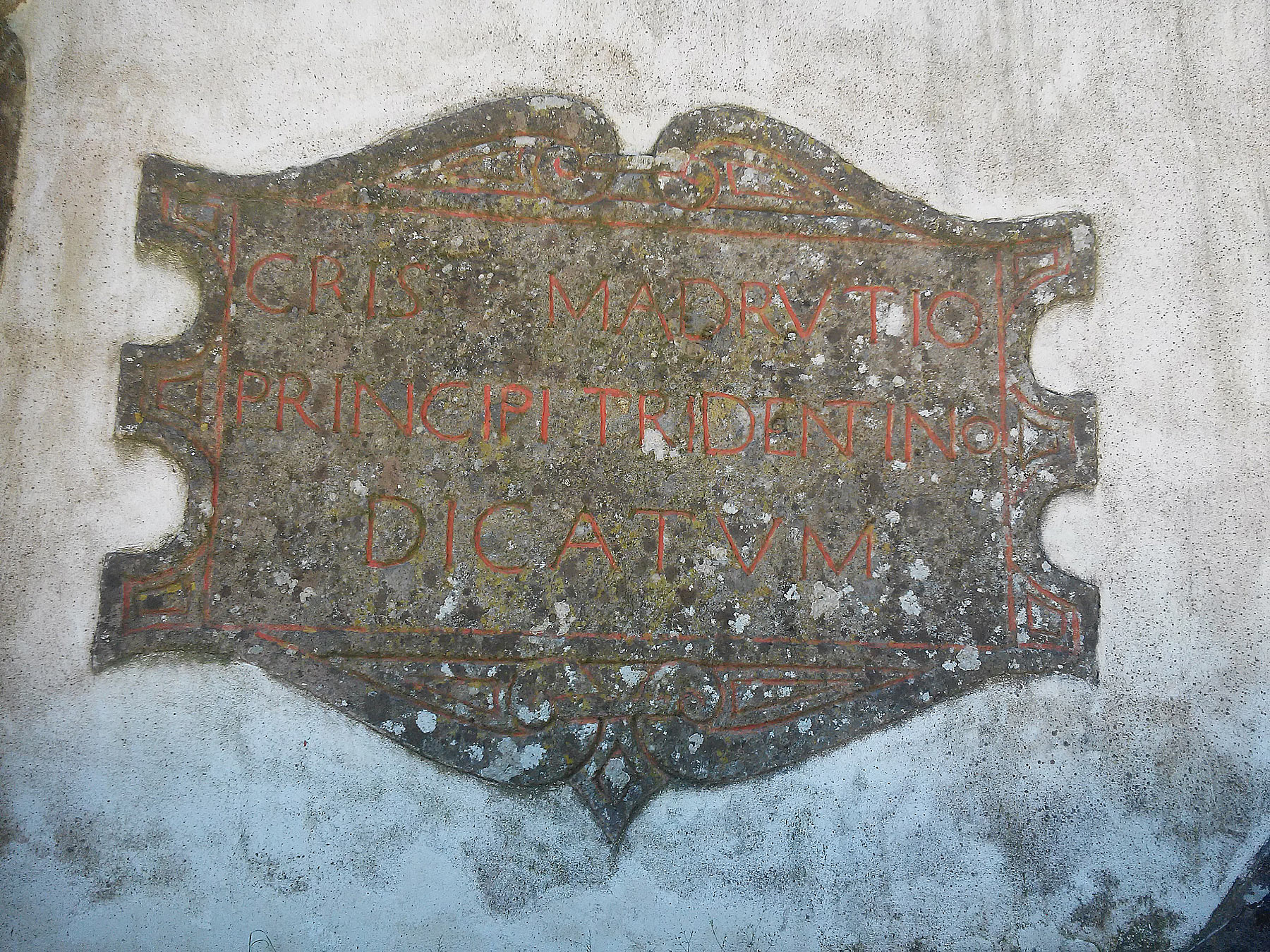 La dedica al cardinal Madruzzo