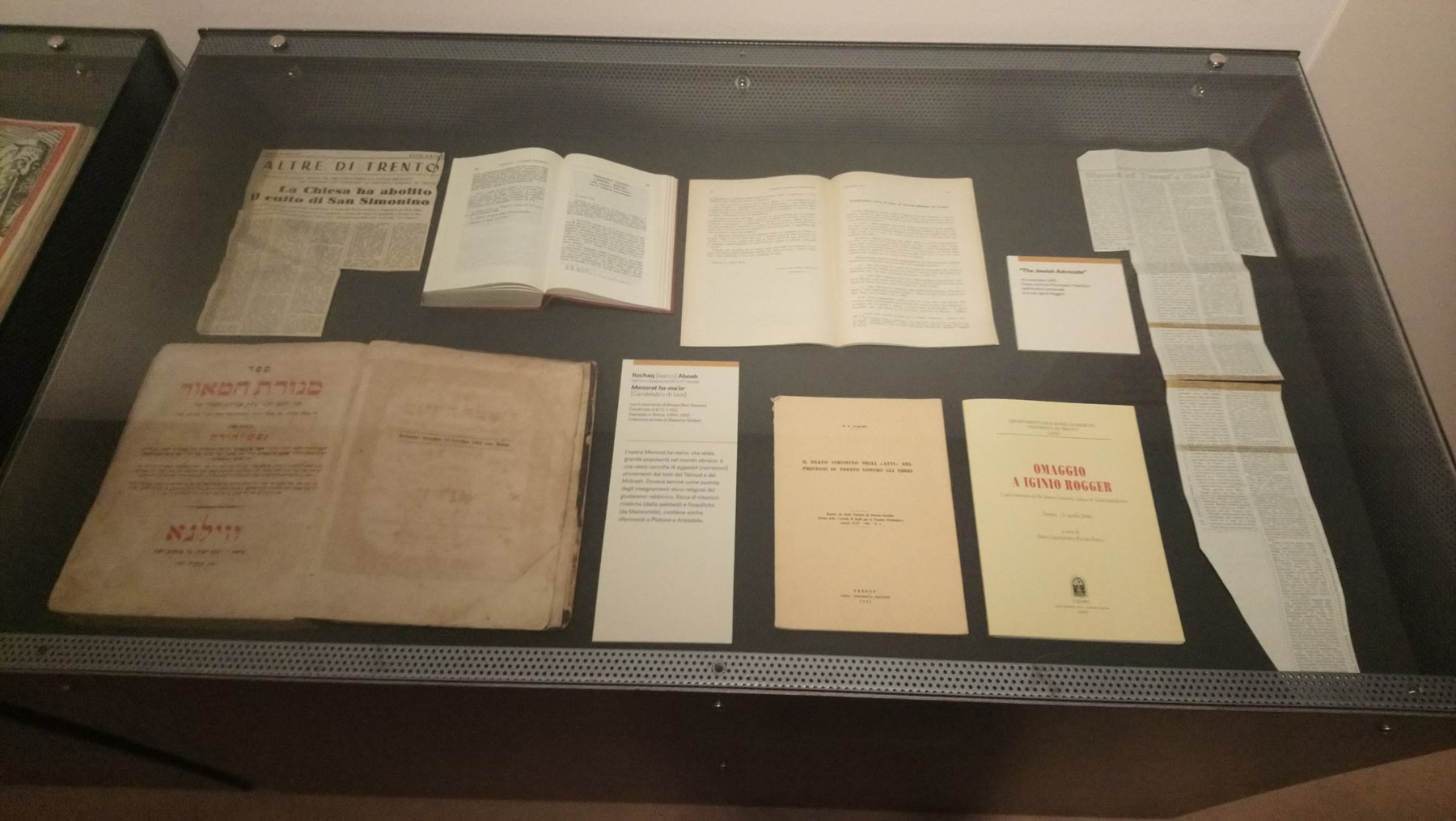 Gli articoli degli anni Sessanta che seguirono l'abolizione del culto di Simonino da Trento
 Gli articoli degli anni Sessanta che seguirono l'abolizione del culto di Simonino da Trento