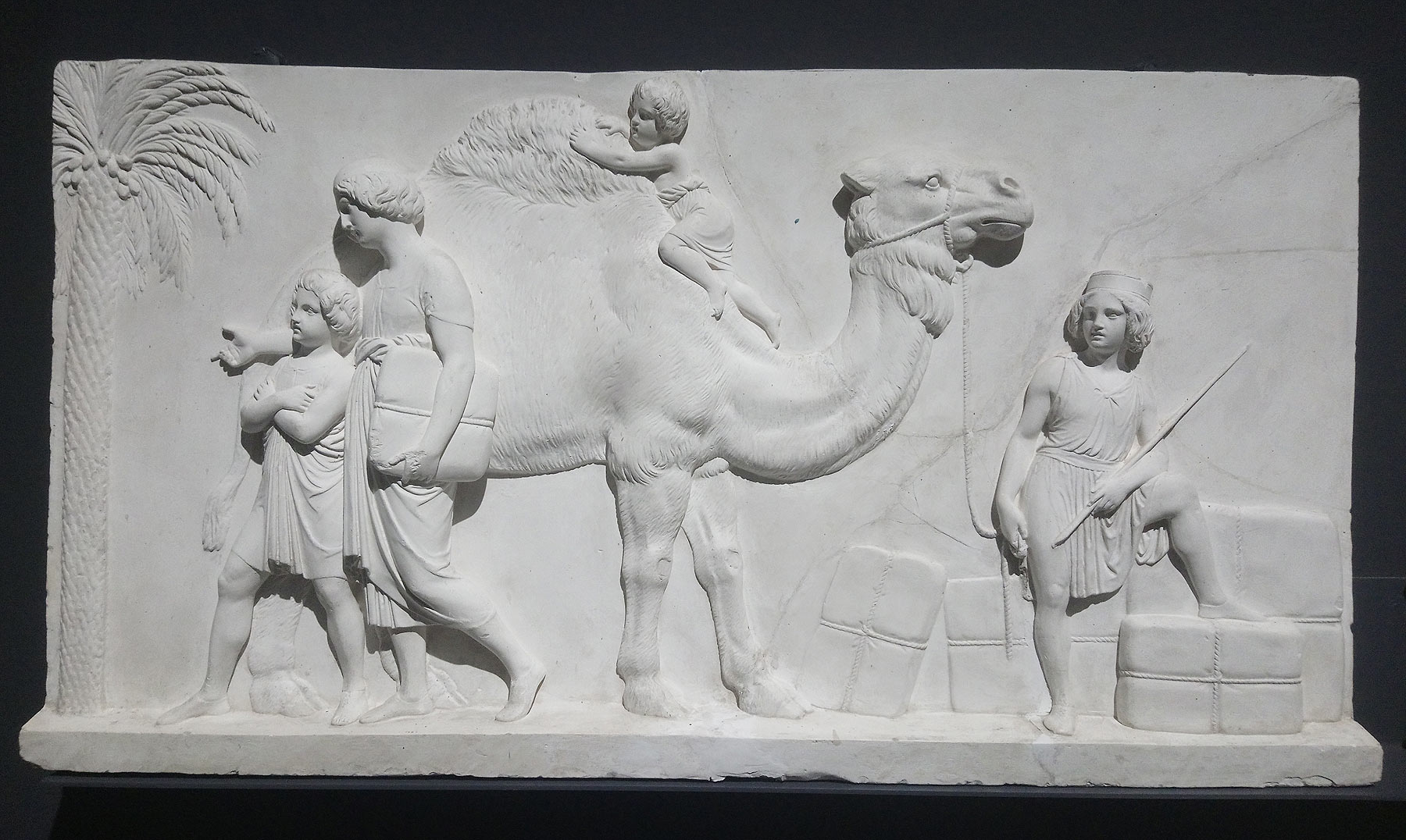 Bertel Thorvaldsen, Trionfo di Alessandro Magno in Babilonia (1822, riduzione dal modello del 1812; gesso, misura totale della serie 55 x 1326 cm; Pavia, Musei Civici, Gipsoteca) 
