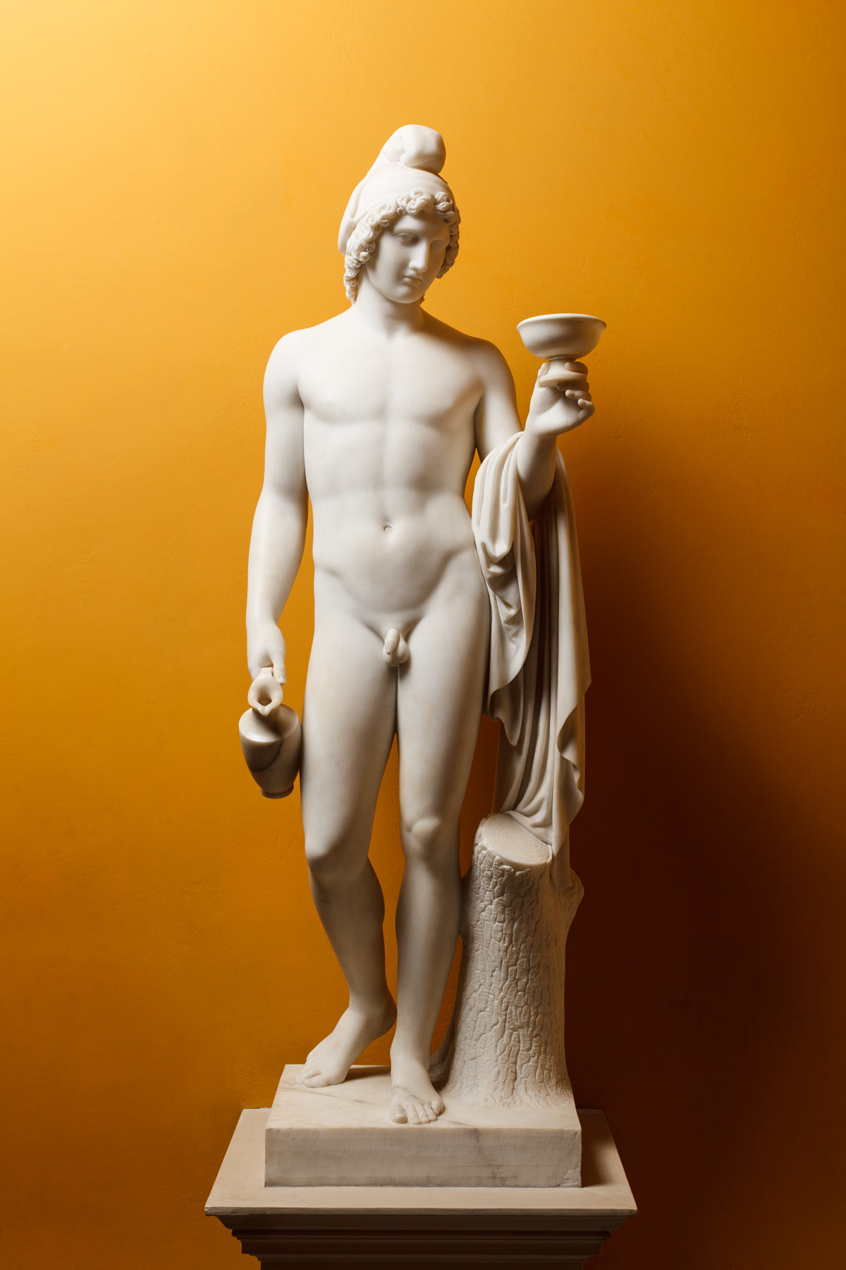 Bertel Thorvaldsen, Ganimede (1822-1826 circa, dal modello del 1804; marmo, 137 x 46,4 x 48,5 cm; Copenaghen, Thorvaldsens Museum, inv. A854)
