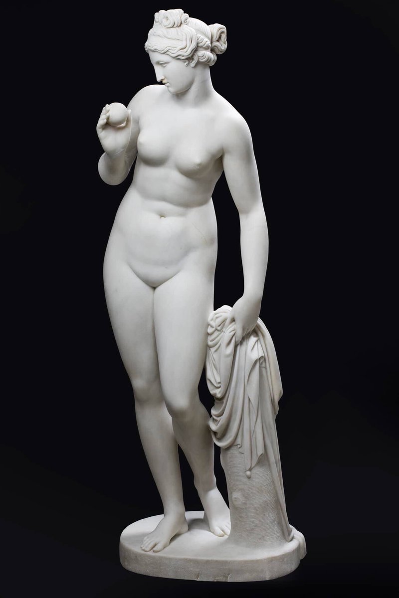 Bertel Thorvaldsen, Venere vincitrice (1805-1809; marmo, 130 x 50 x 47 cm; Kaunas, Nacionalinis Mikalojus Konstantinas &Ccaron;iurlionio dailes muziejus, inv. &Ccaron;DM Ms 67)
