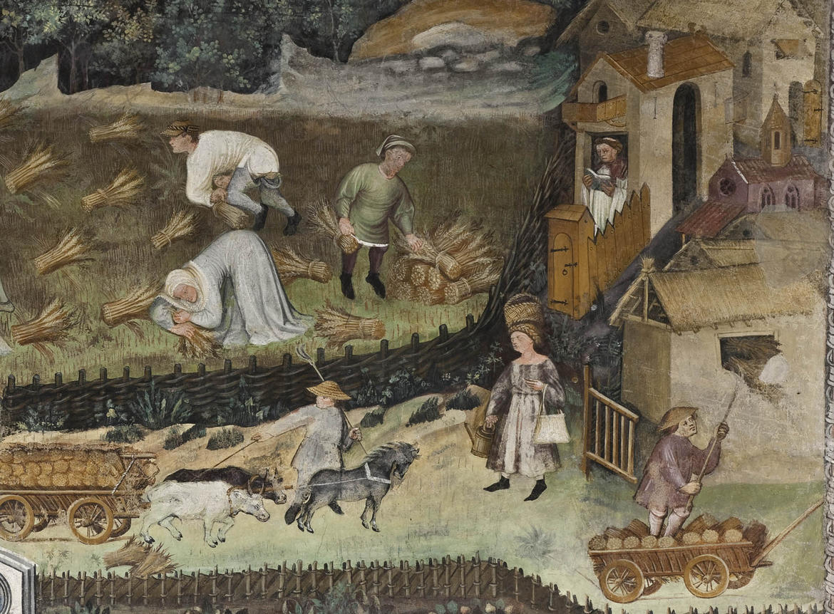 Magister Venceslao, Mese di agosto, dettaglio
