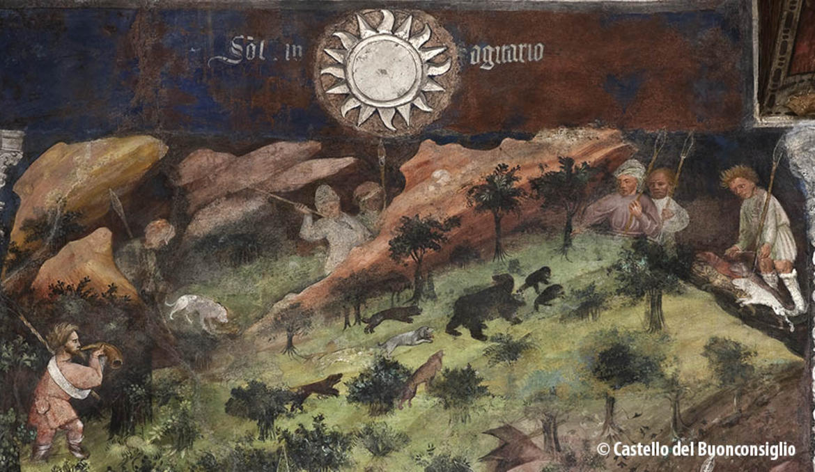 Magister Venceslao, Mese di novembre, dettaglio
