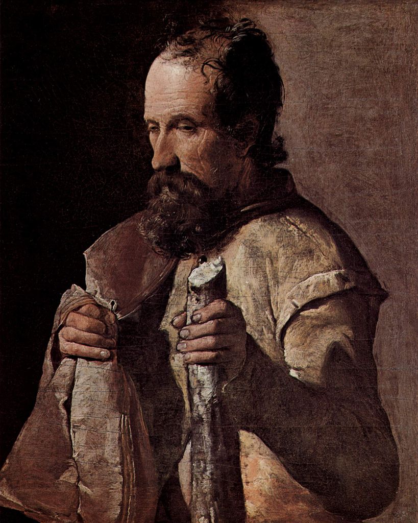 Georges de La Tour, San Giacomo minore (1625 circa; olio su tela, 66 x 54 cm; Albi, Musée Toulouse-Lautrec)
