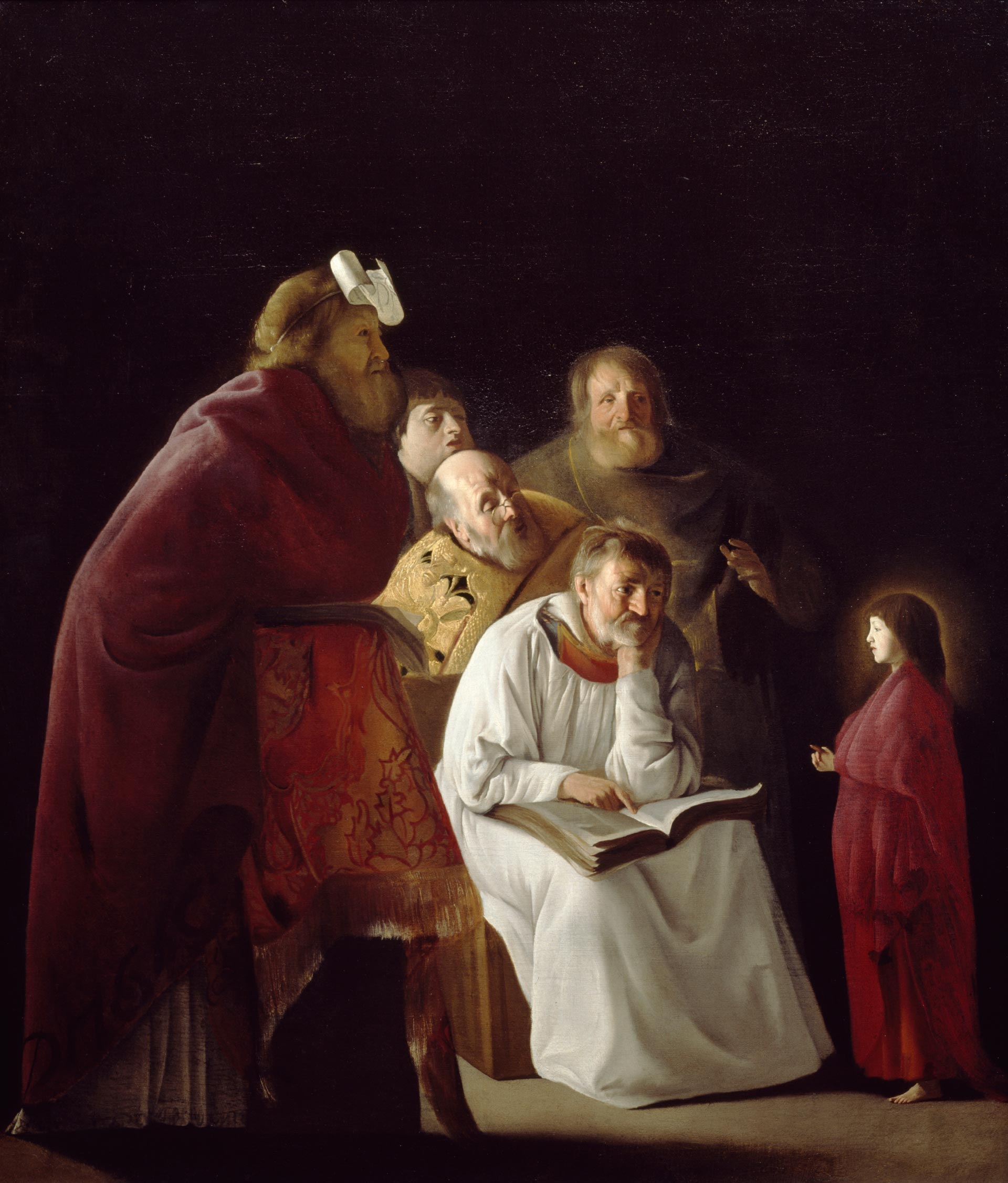 Paulus Bor, Gesù dodicenne al Tempio (1630-1635; olio su tela, 115,2 x 97,3 cm; Utrecht, Centraal Museum)
