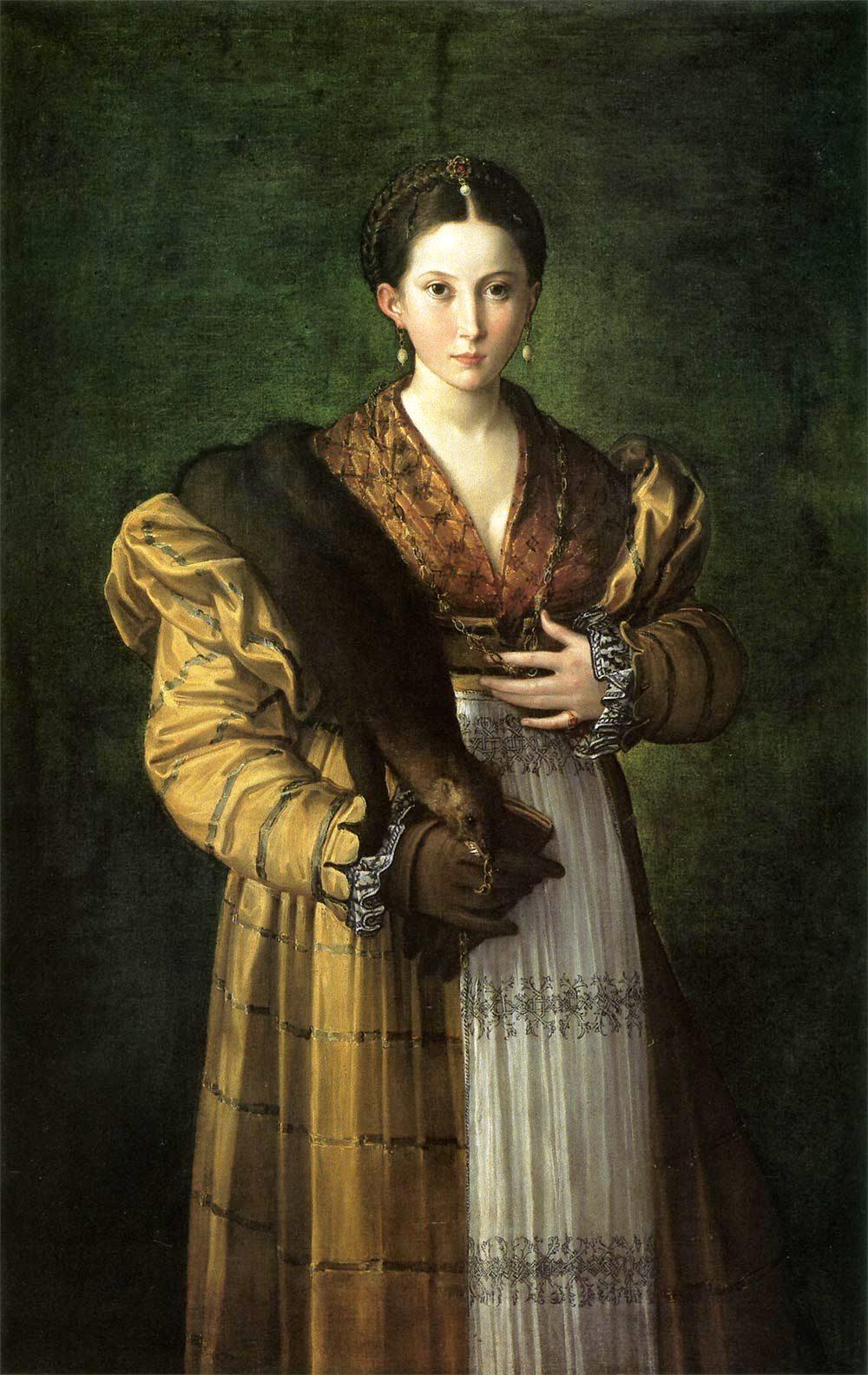 Parmigianino, Antea (1530 circa; olio su tela, 135 x 88; Napoli, Museo Nazionale di Capodimonte)
 Parmigianino, Antea (1530 circa; olio su tela, 135 x 88; Napoli, Museo Nazionale di Capodimonte)
