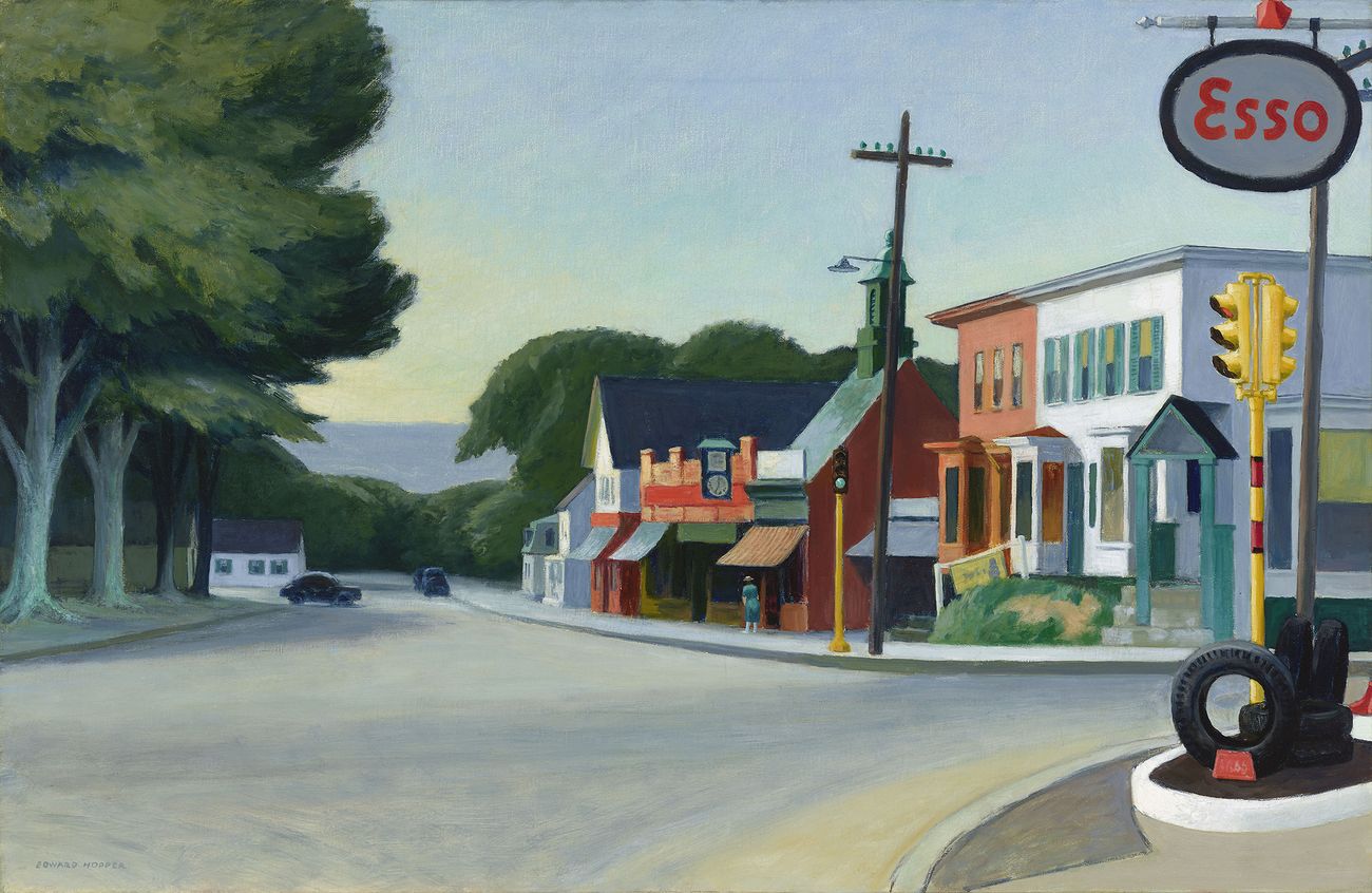 Edward Hopper, Portrait of Orleans (1950; olio su tela, 66 x 101,6 cm; San Francisco, Fine Arts Museum of San Francisco)
