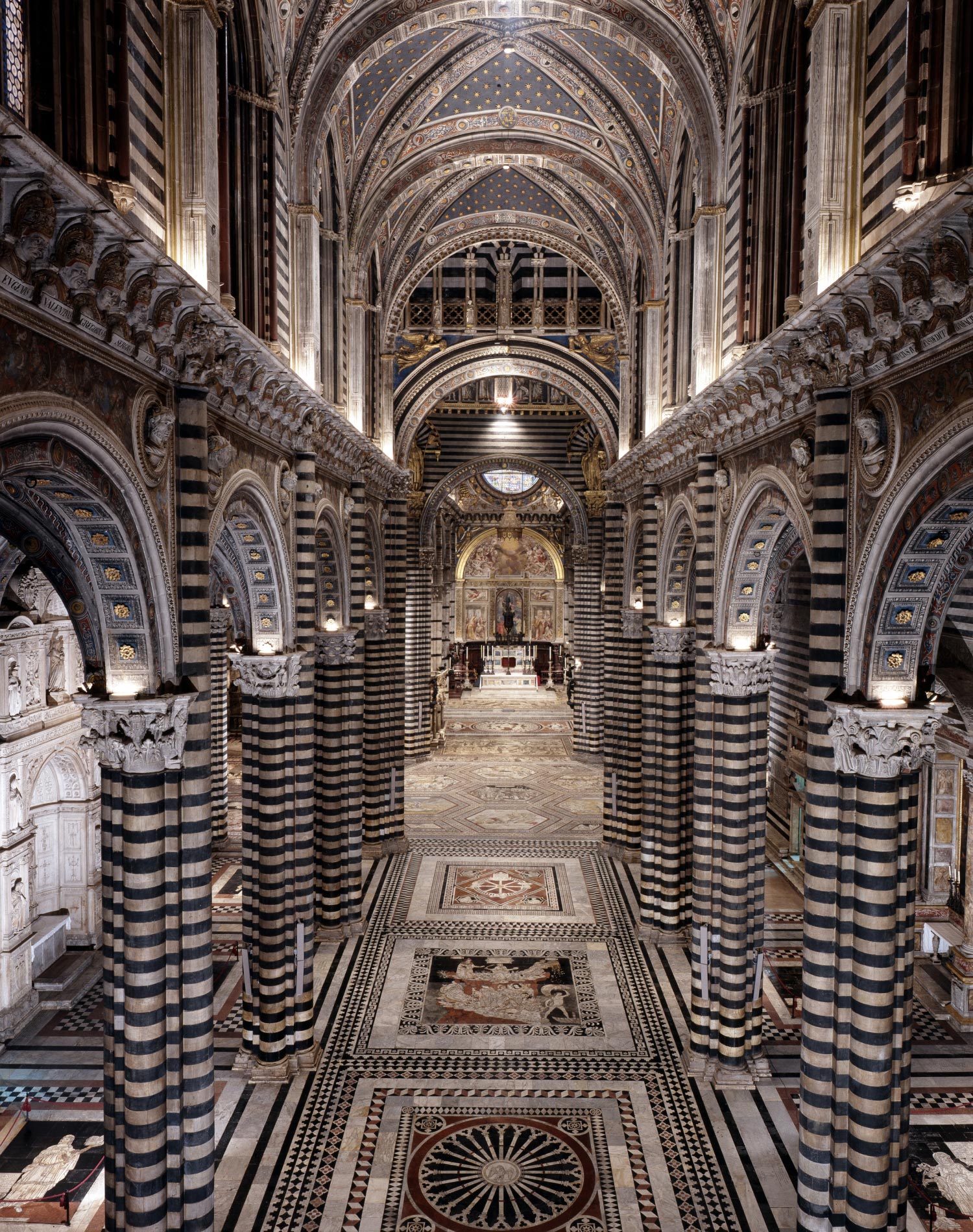 Il pavimento del Duomo di Siena. Foto: Opera della Metropolitana di Siena