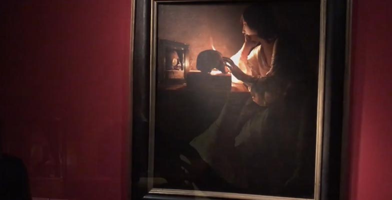 Sala della mostra La Tour. L'Europa della luce, a Milano, Palazzo Reale (fino al 27 settembre 2020). Ph. Skira 
