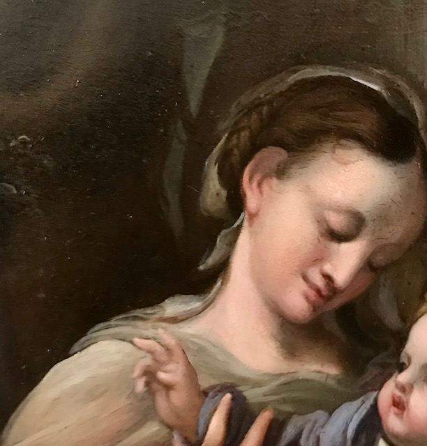 Girolamo da Carpi, Copia dal Correggio, particolare
 Girolamo da Carpi, Copia dal Correggio, particolare