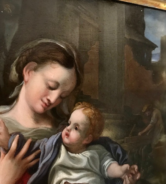 Girolamo da Carpi, Copia dal Correggio, particolare
 Girolamo da Carpi, Copia dal Correggio, particolare