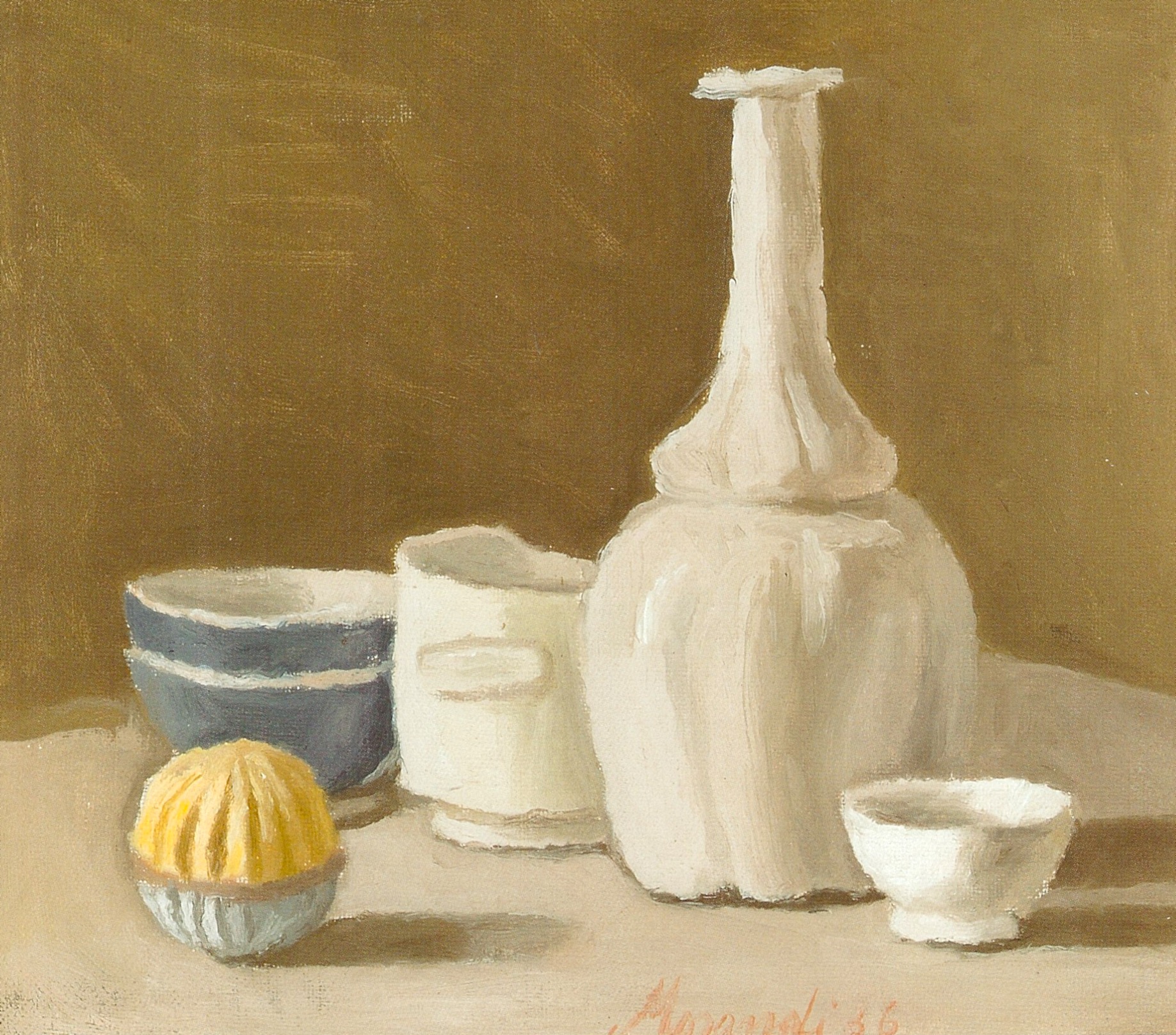 Giorgio Morandi, Natura Morta (1936; Mamiano di Traversetolo, Fondazione Magnani-Rocca)
