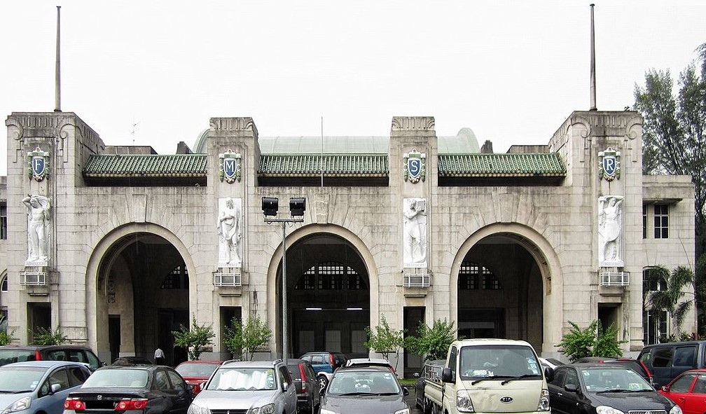 La stazione di Keppel, Tanjong Pagar, Singapore, con i rilievi di Angiolo Vannetti
