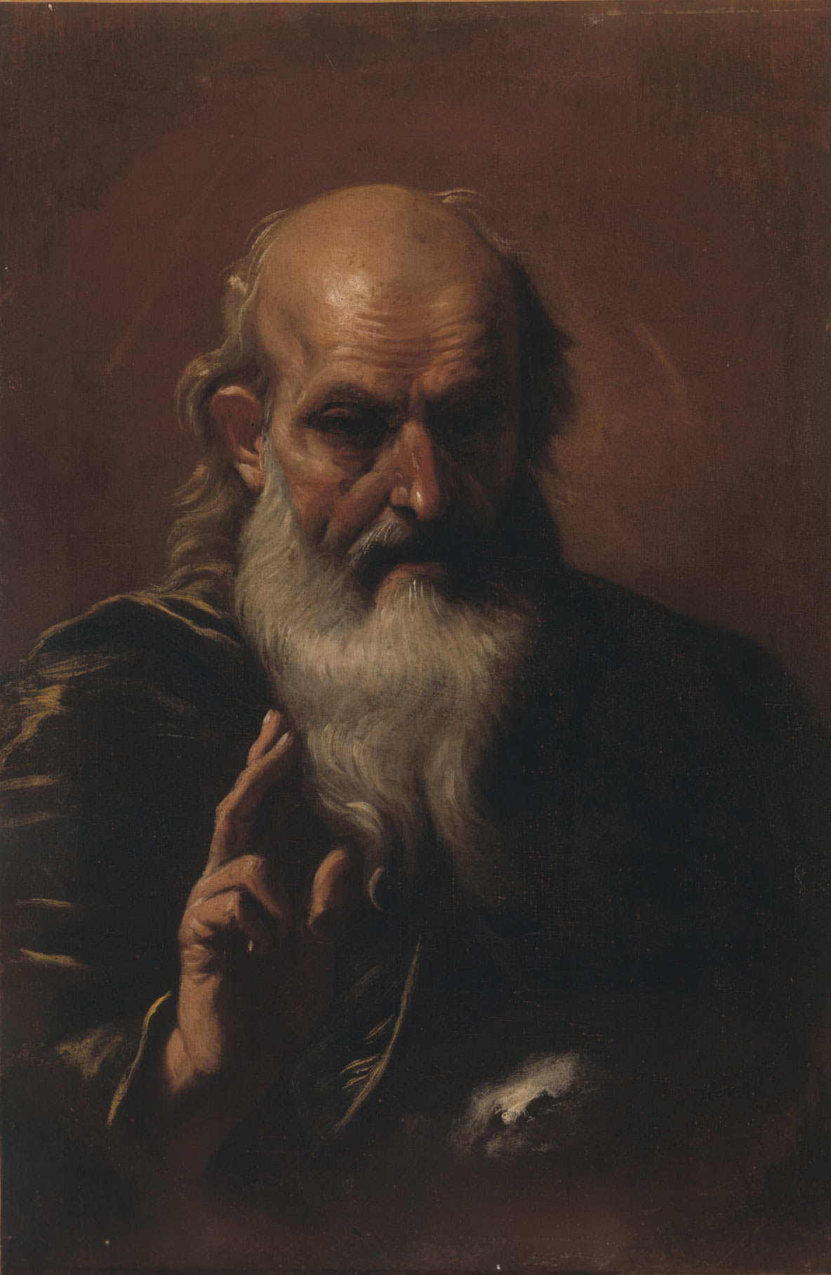 Mattia Preti, Dio Padre benedicente (1672 circa; olio su tela, 76 x 53 cm; Taverna, San Domenico)
