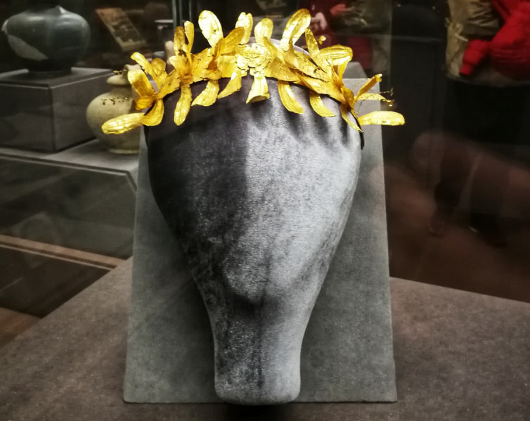 Diadema funerario etrusco
