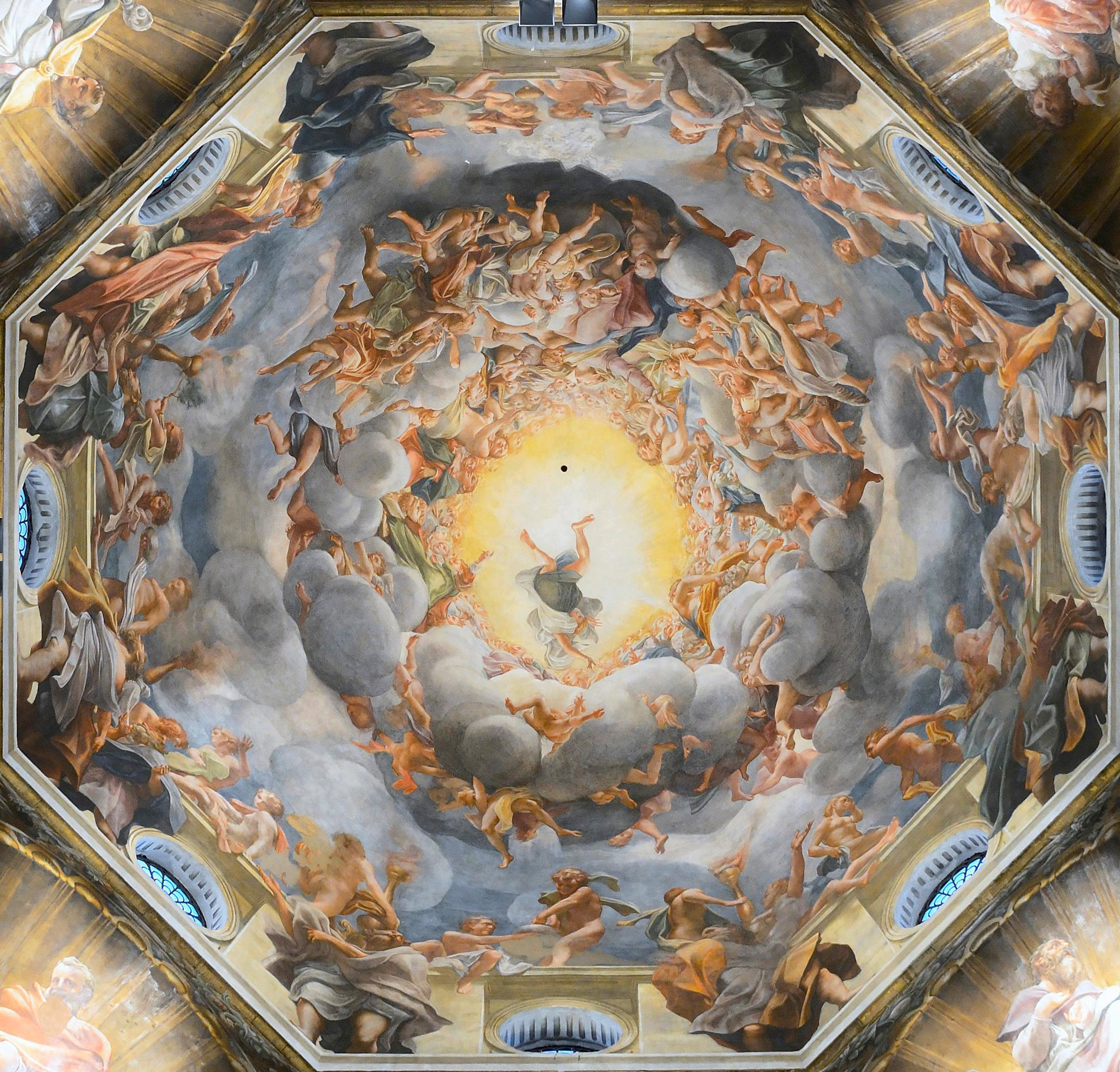 Correggio, Assunzione della Vergine (1522-1530; affreschi; Parma, Duomo)
