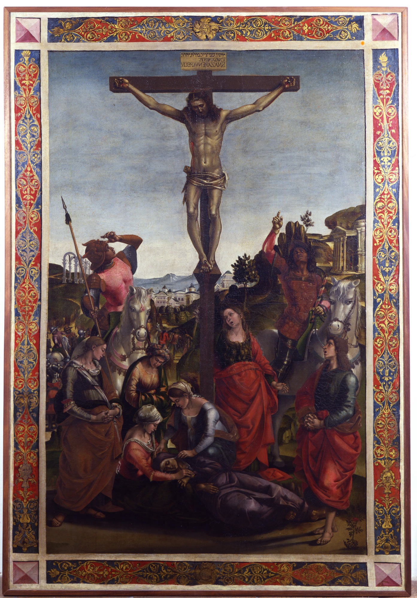 Luca Signorelli, Crocifissione (1494; olio su tela, 156 x 104 cm; Urbino, Galleria Nazionale delle Marche)
