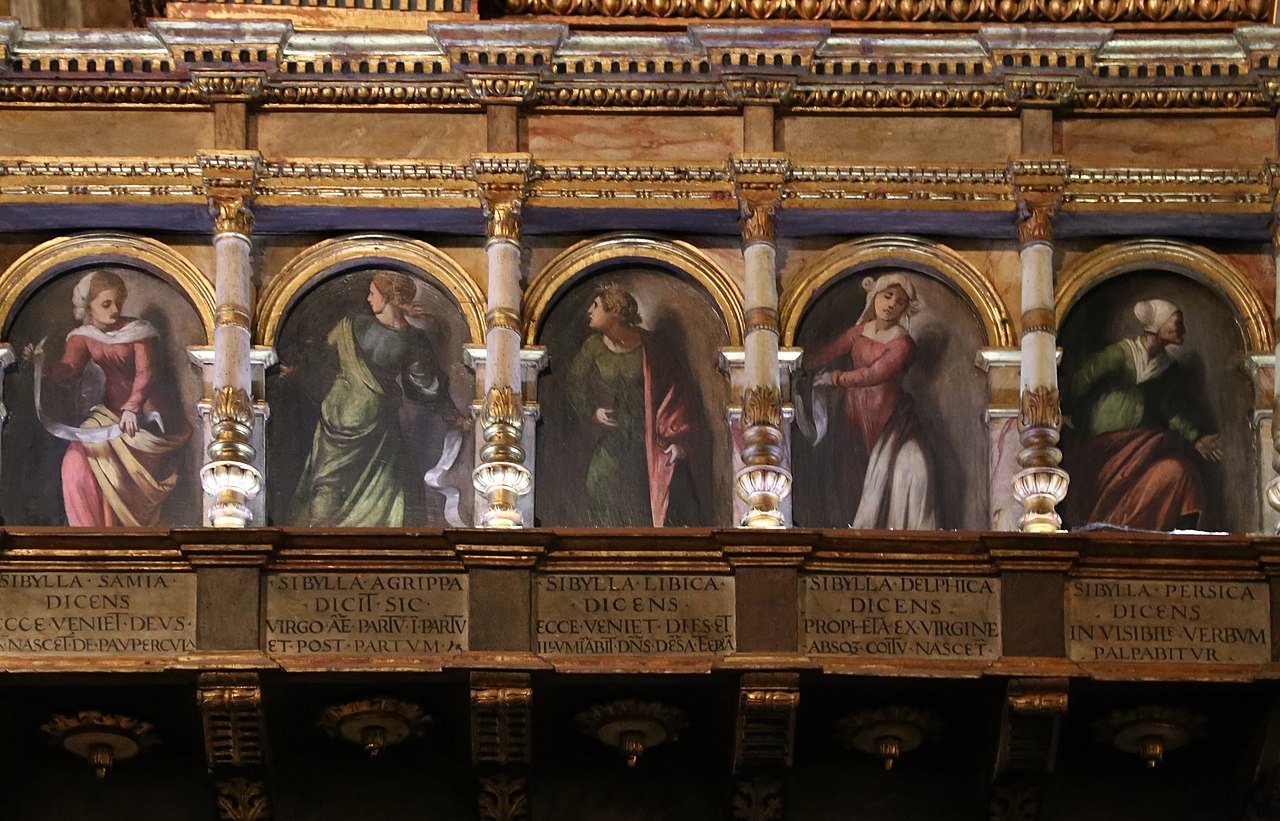Romanino, Sibille, organo del Duomo di Asola (1524-1536; olio su tavola; Asola, Duomo)
 Romanino, Sibille, organo del Duomo di Asola (1524-1536; olio su tavola; Asola, Duomo)