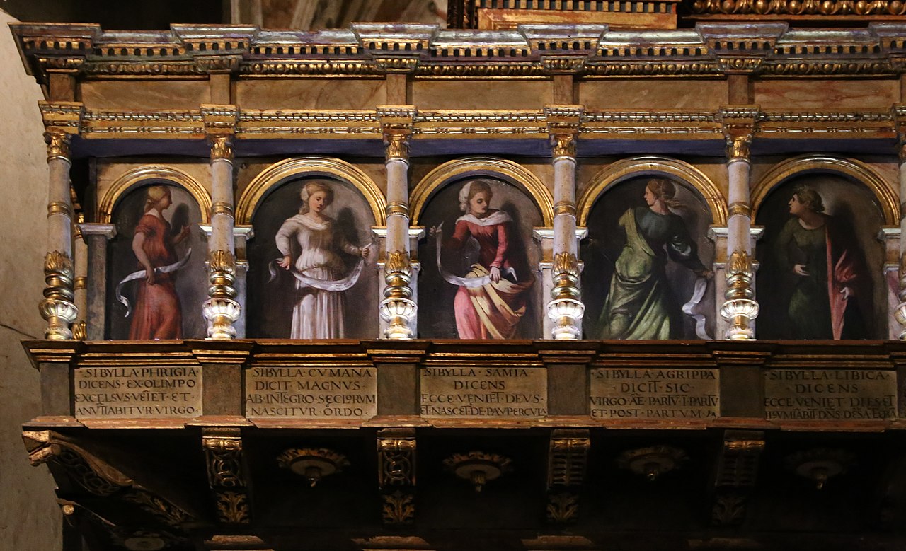 Romanino, Sibille, organo del Duomo di Asola (1524-1536; olio su tavola; Asola, Duomo)
 Romanino, Sibille, organo del Duomo di Asola (1524-1536; olio su tavola; Asola, Duomo)