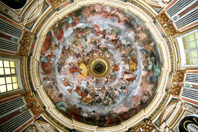 Giovanni e Giovanni Battista Carlone (?), Gloria del nome di GesÃ¹, cupola della chiesa del GesÃ¹, Genova
