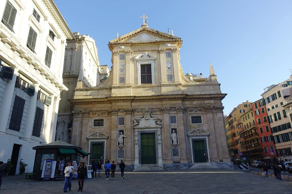 Genova, chiesa dei Santi Andrea e Ambrogio detta il GesÃ¹
