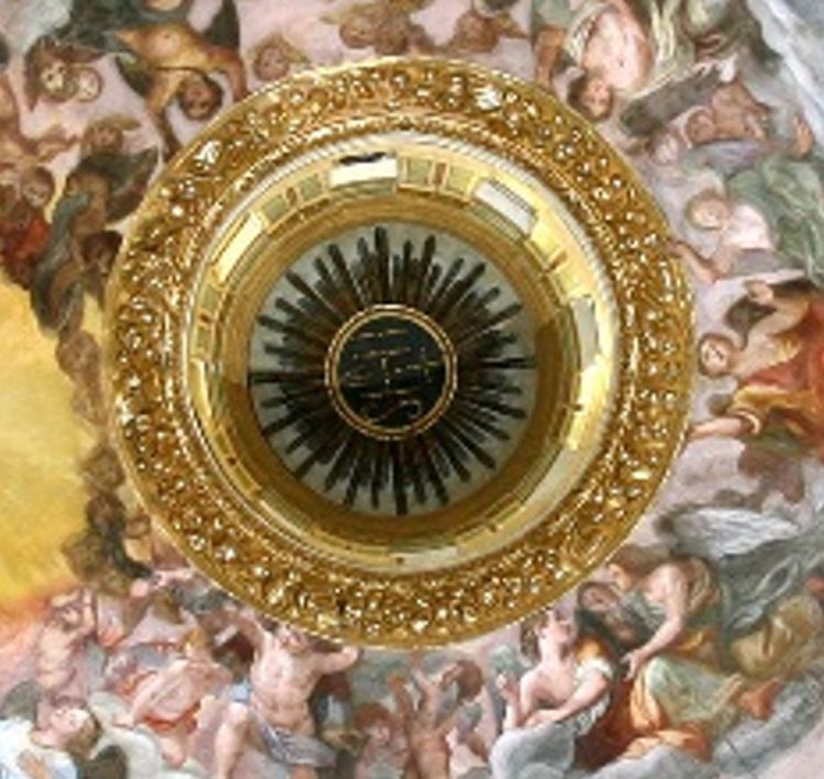 Giovanni e Giovanni Battista Carlone (?), particolare del cupolino
