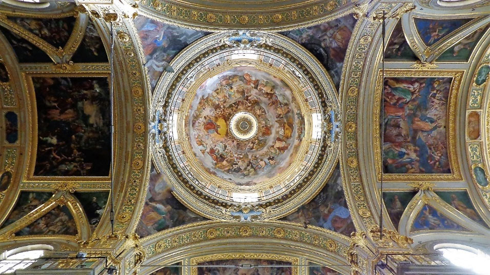 Giovanni e Giovanni Battista Carlone (?), Gloria del nome di GesÃ¹, cupola della chiesa del GesÃ¹, Genova
