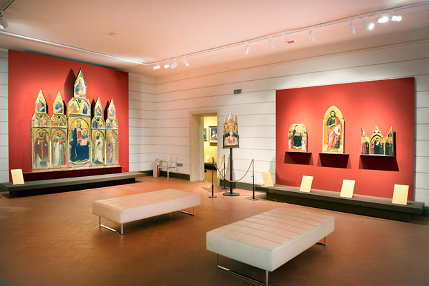 Le sale della collezione permanente di Palazzo Blu
