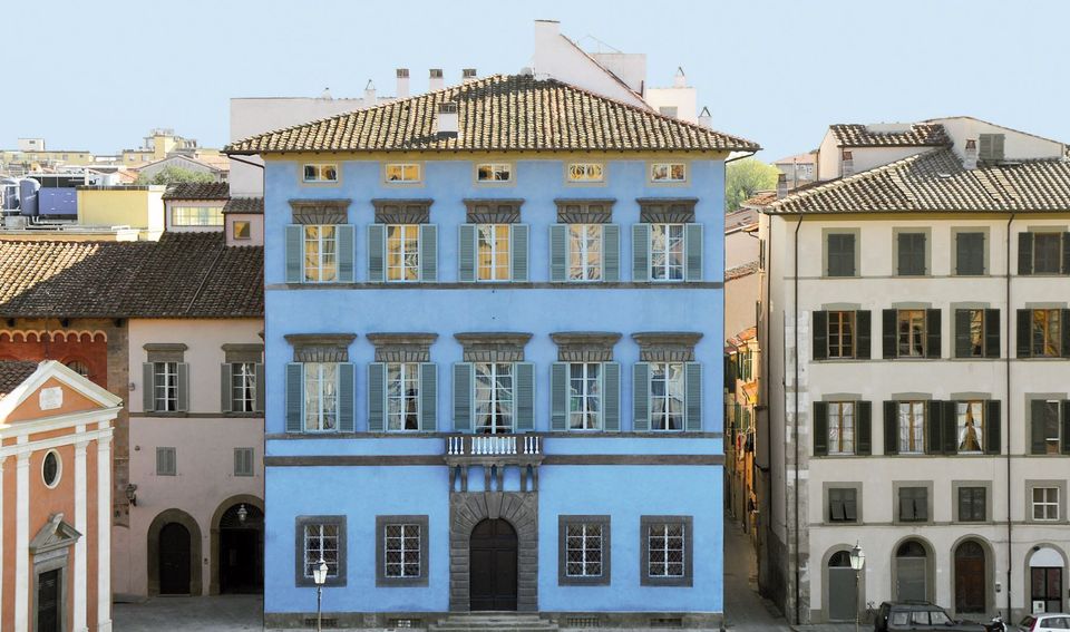 Pisa, la facciata di Palazzo Blu
