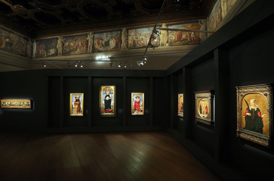 Una sala della mostra La riscoperta di un capolavoro a Palazzo Fava
