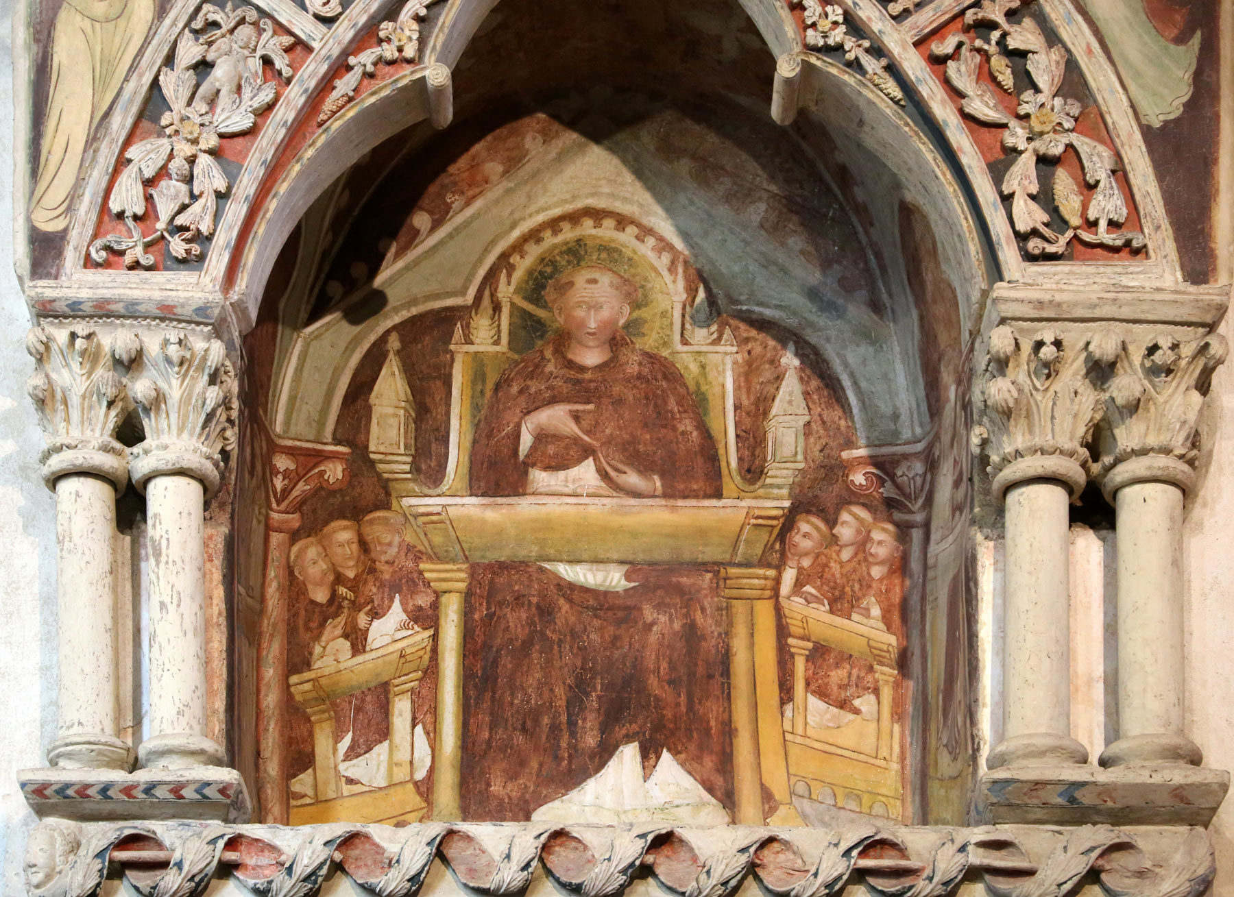 Il monumento funebre di Tommaso Gallo, Tommaso Gallo in cattedra. Ph. Credit Francesco Bini
