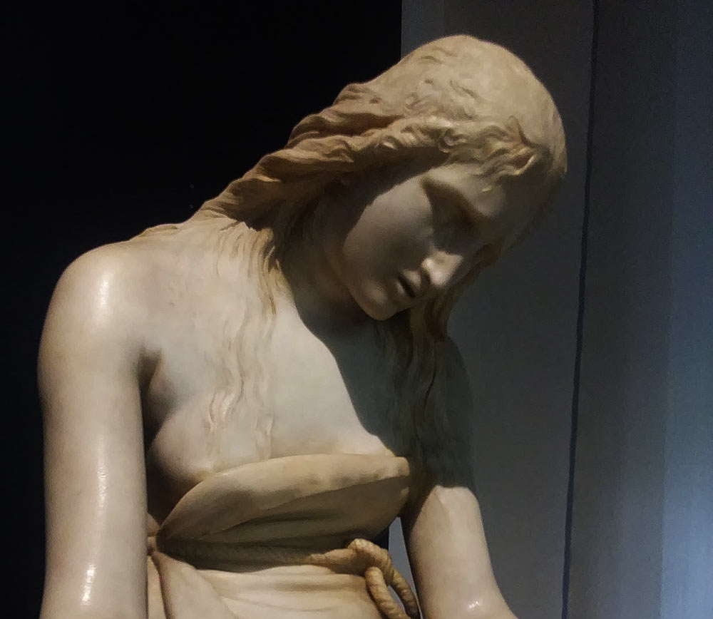 Antonio Canova, Maddalena penitente, dettaglio
