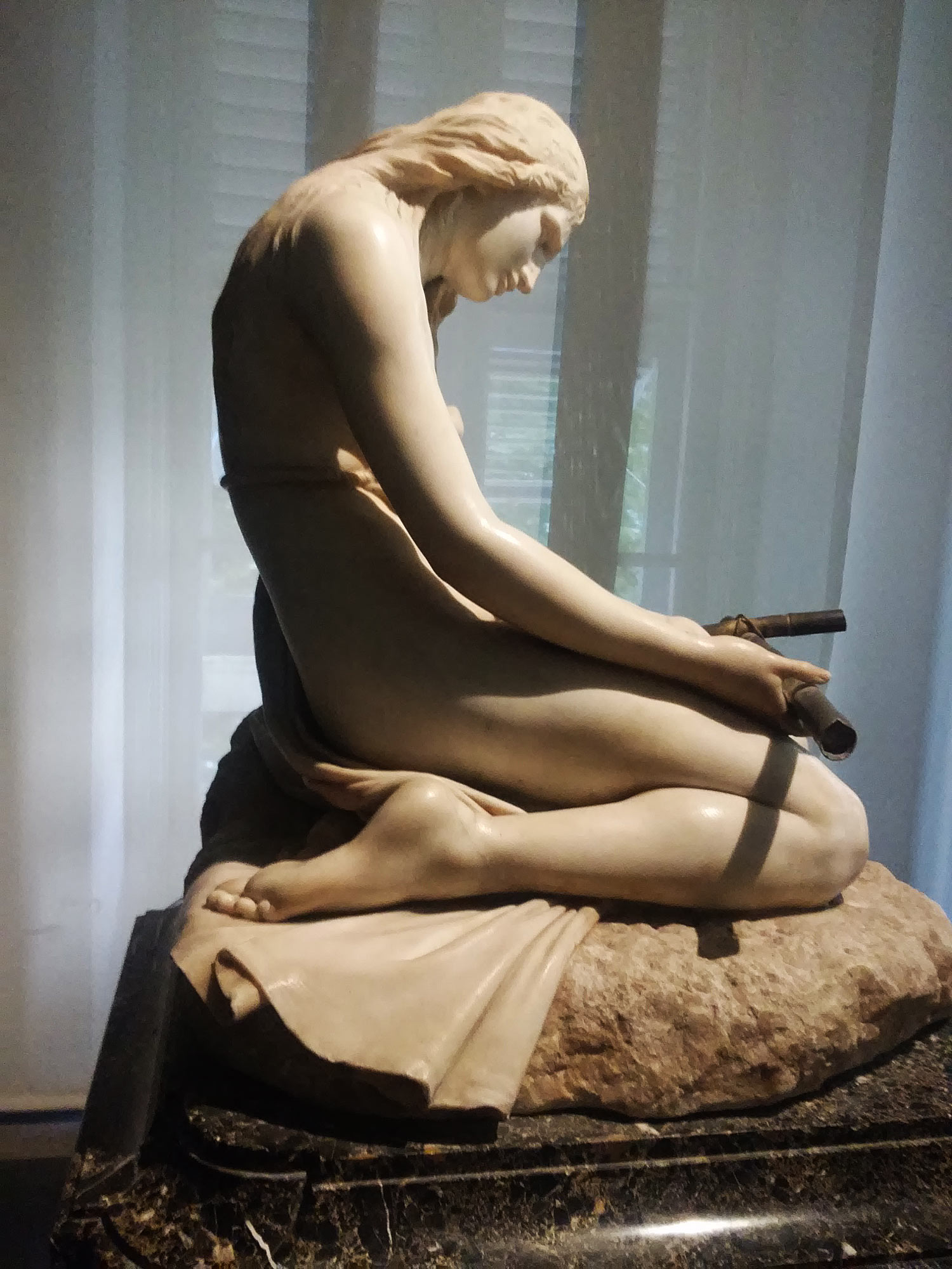 Antonio Canova, Maddalena penitente, dettaglio
