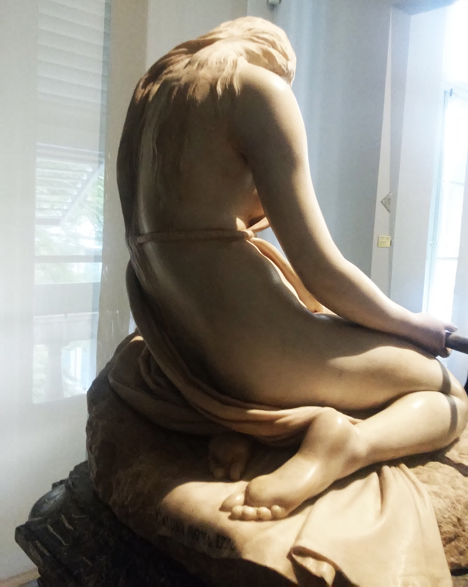 Antonio Canova, Maddalena penitente, dettaglio
