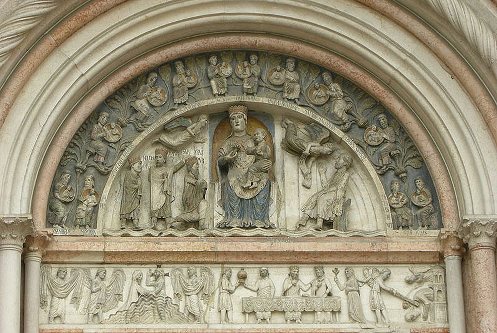 Il portale della Vergine. Ph. Credit Francesco Bini
