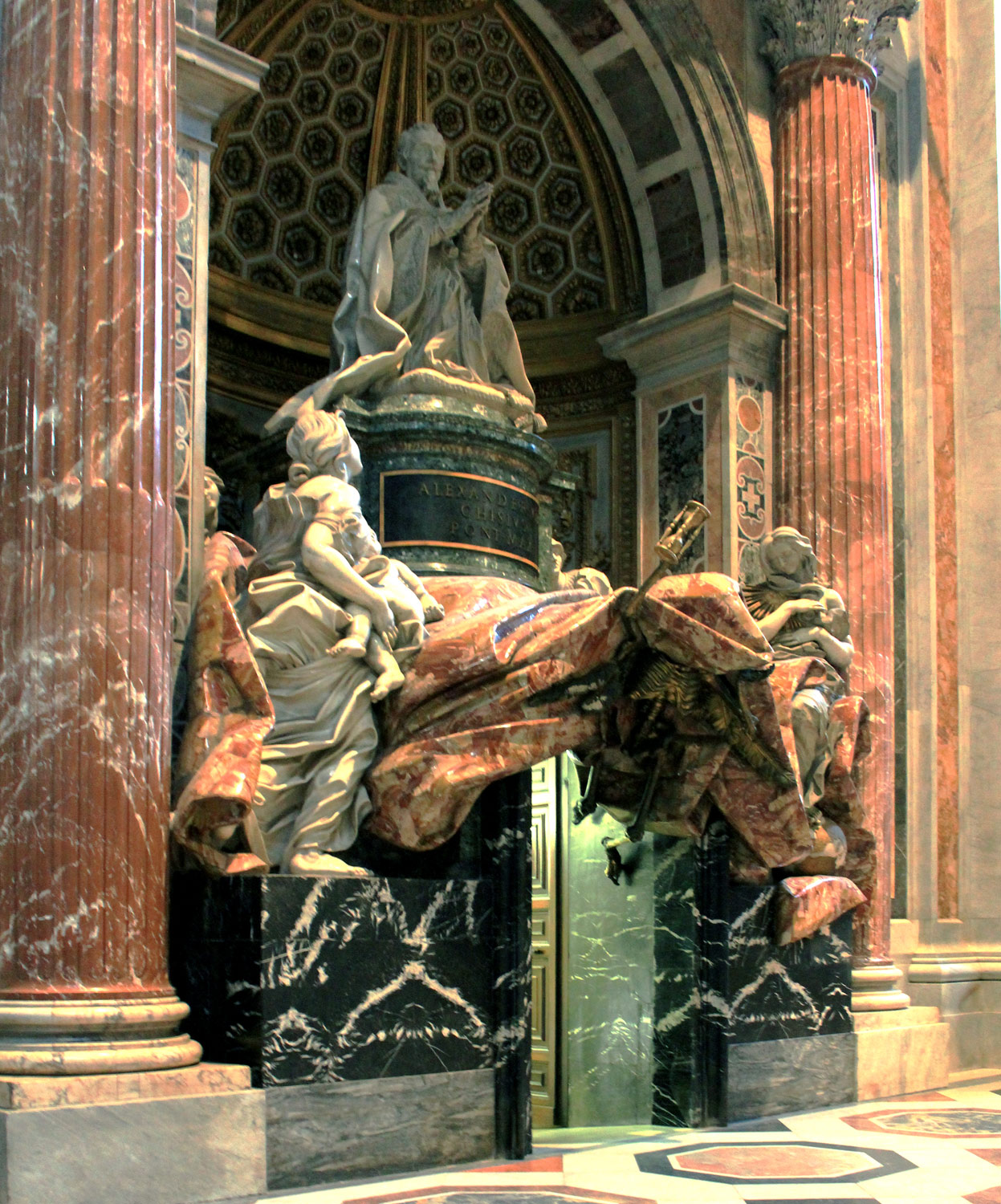 Gian Lorenzo Bernini, Tomba di Alessandro VII. Ph. Credit Karel Jakubec
